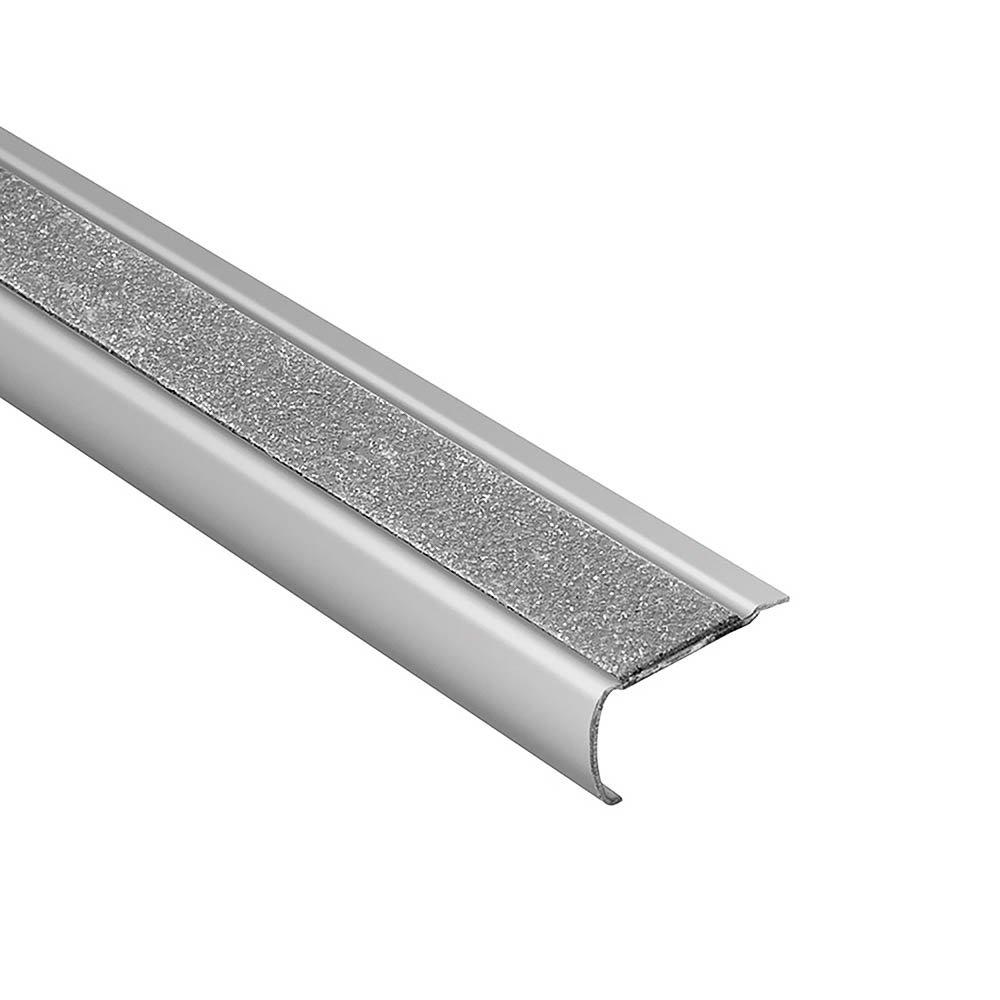 Schluter Trep-Gkb 2-3/8in. Stair Retro Stainless Steel Clear 4ft. 11in.