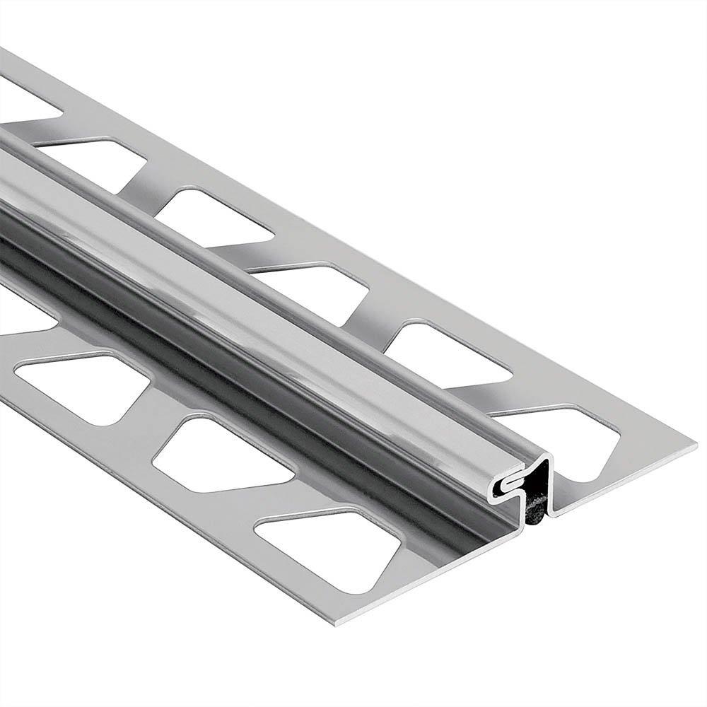 Schluter Dilex-Edp T/G Movement Trim 13/16in. Stainless Steel