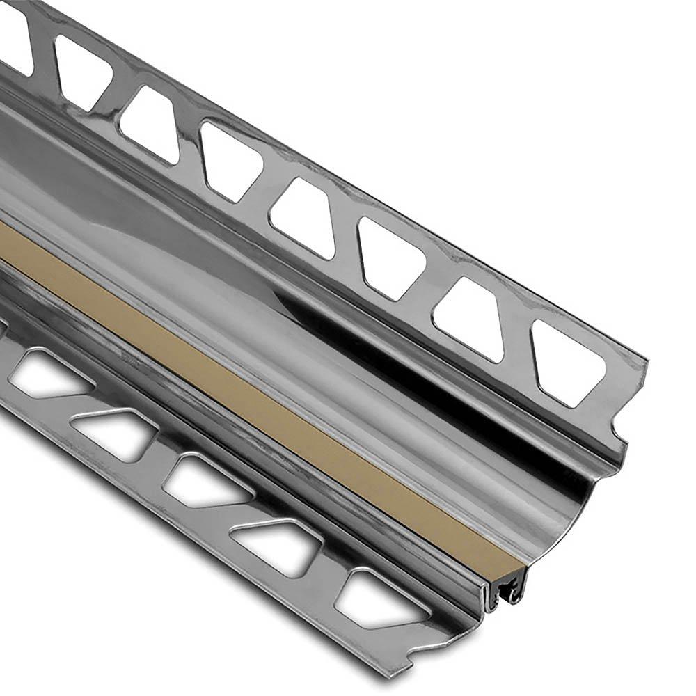 Schluter Dilex-Hks Cove 5/16in. X 11/32in. Stainless Steel&nbsp;