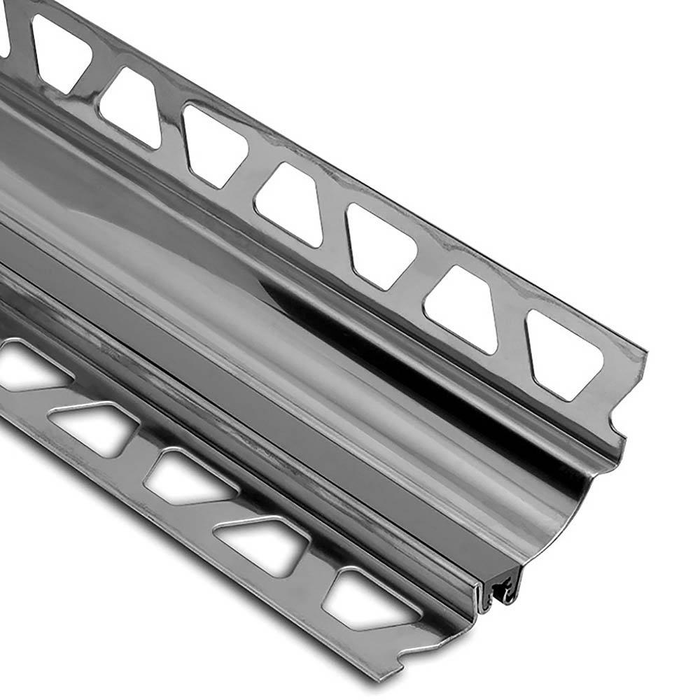 Schluter Dilex-Hks Cove 1/2in. X 7/16in. Stainless Steel&nbsp;
