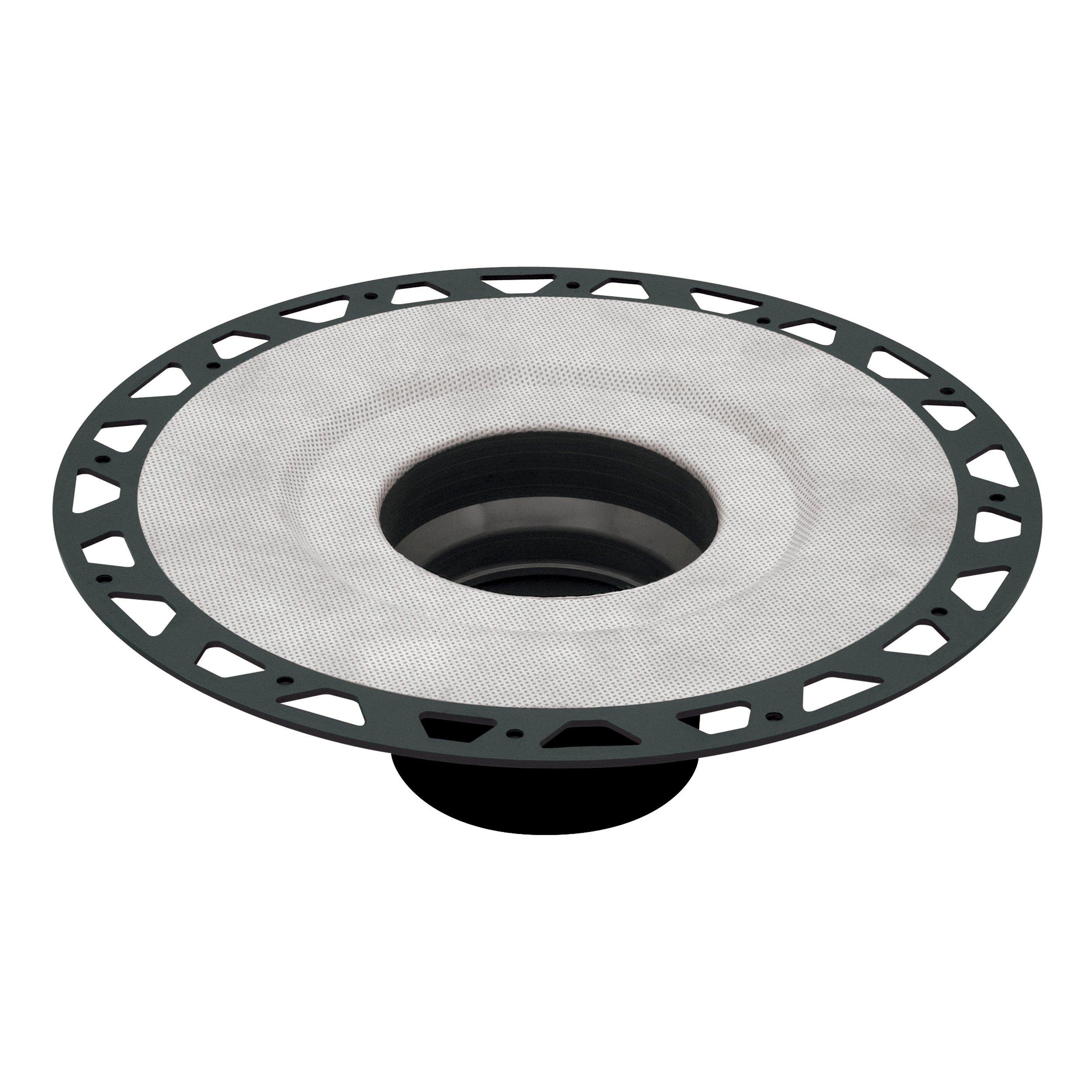 Schluter Kerdi-Drain ABS 2in. Flange / 4in. Grate Stainless Steel