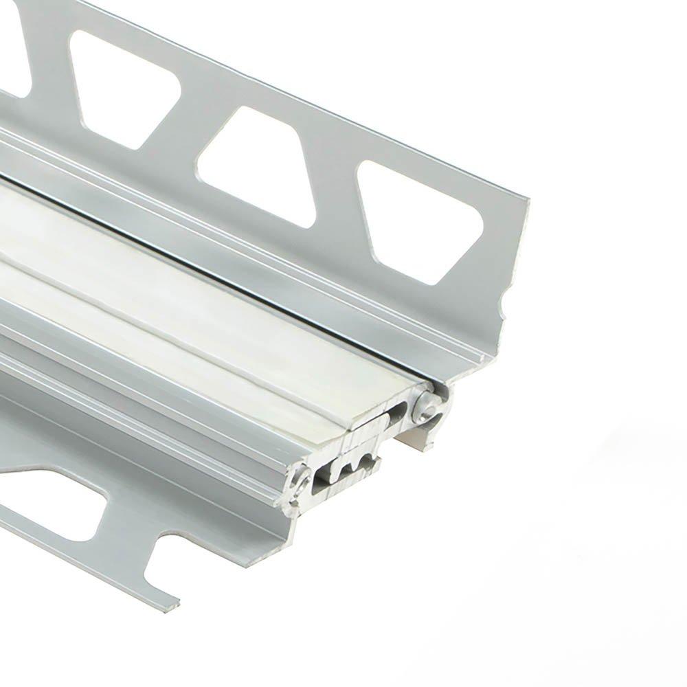 Schluter Dilex-Bt/O Wall/Floor Expansion Joint 3/4in. Aluminum Satin