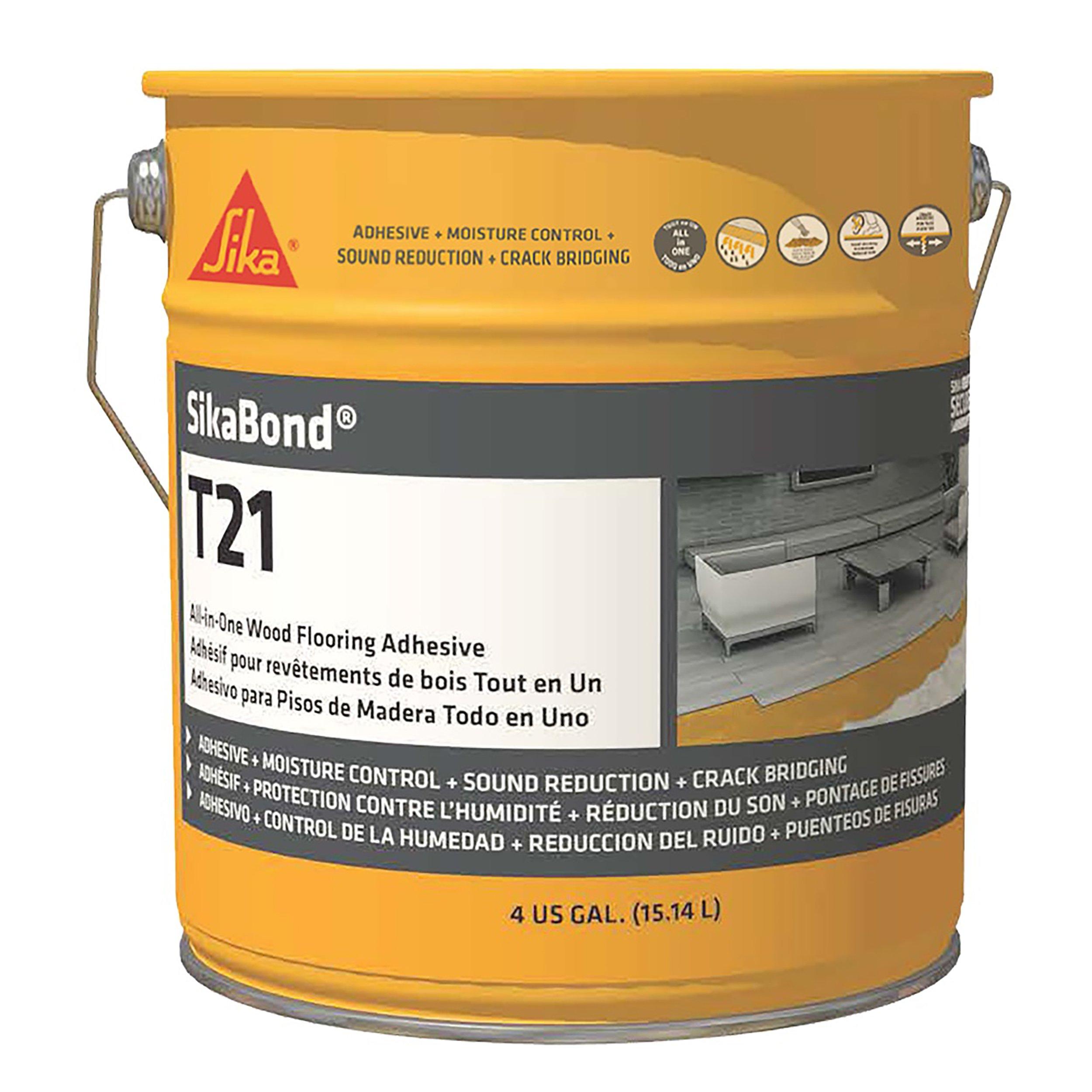 Sika Sikabond T21 Polyurethane Adhesive, Urethane Glue For Hardwood Floors