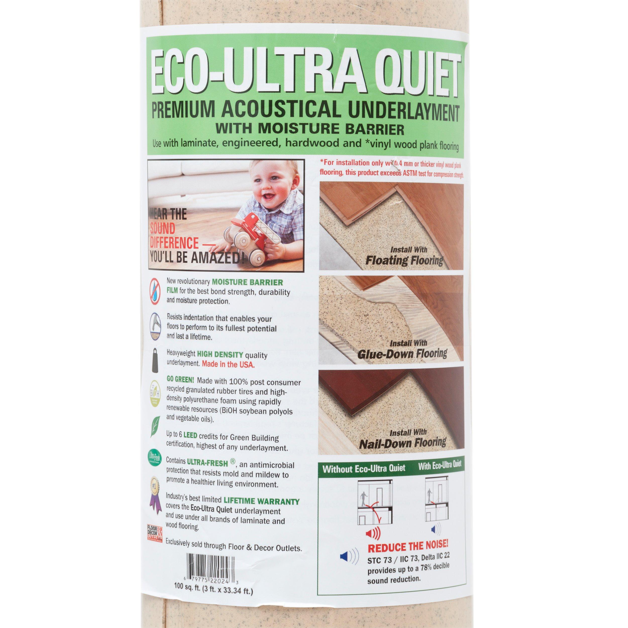 Eco Ultra Quiet Premium Acoustical Underlayment