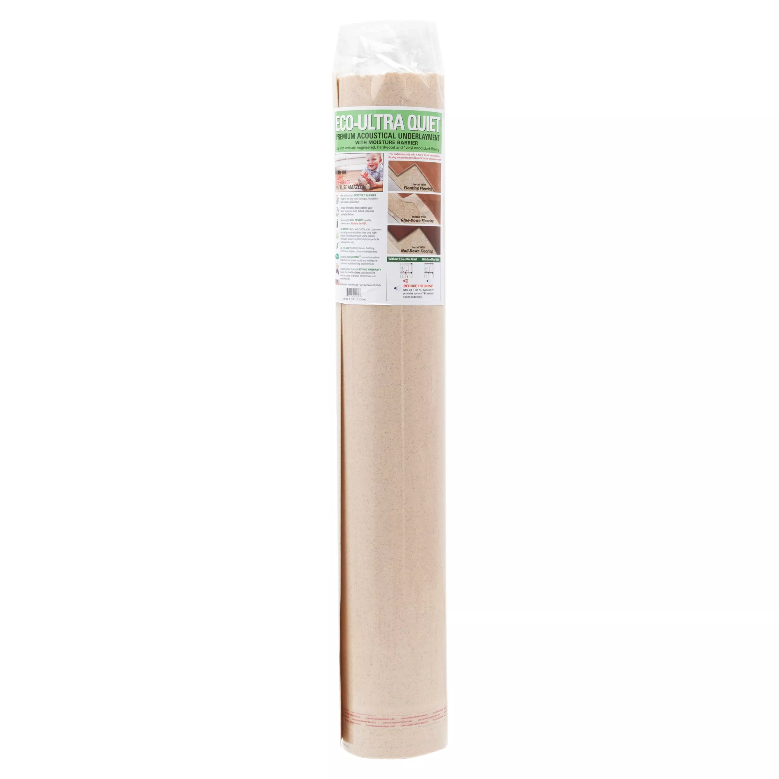 Eco Ultra Quiet Premium Acoustical Underlayment