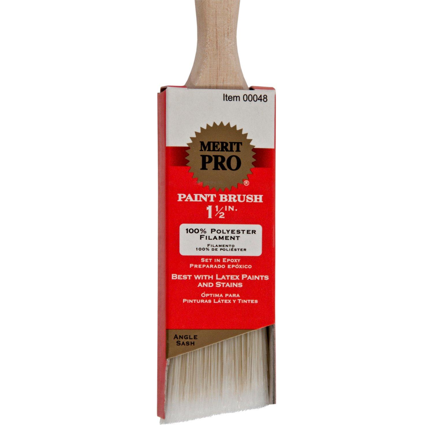 Merit 1 1/2in. Pro Angle Sash Paint Brush