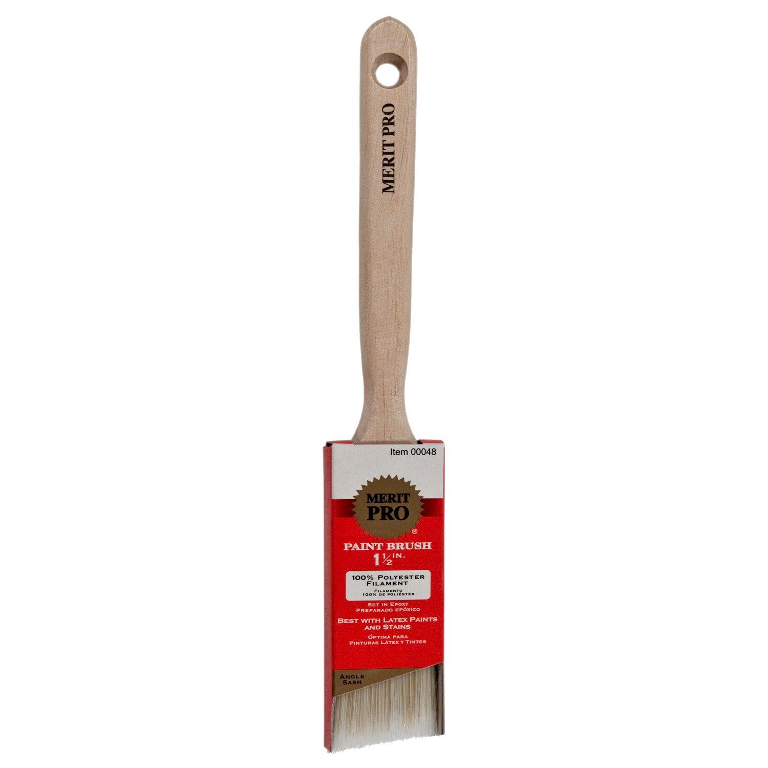 Merit 1 1/2in. Pro Angle Sash Paint Brush