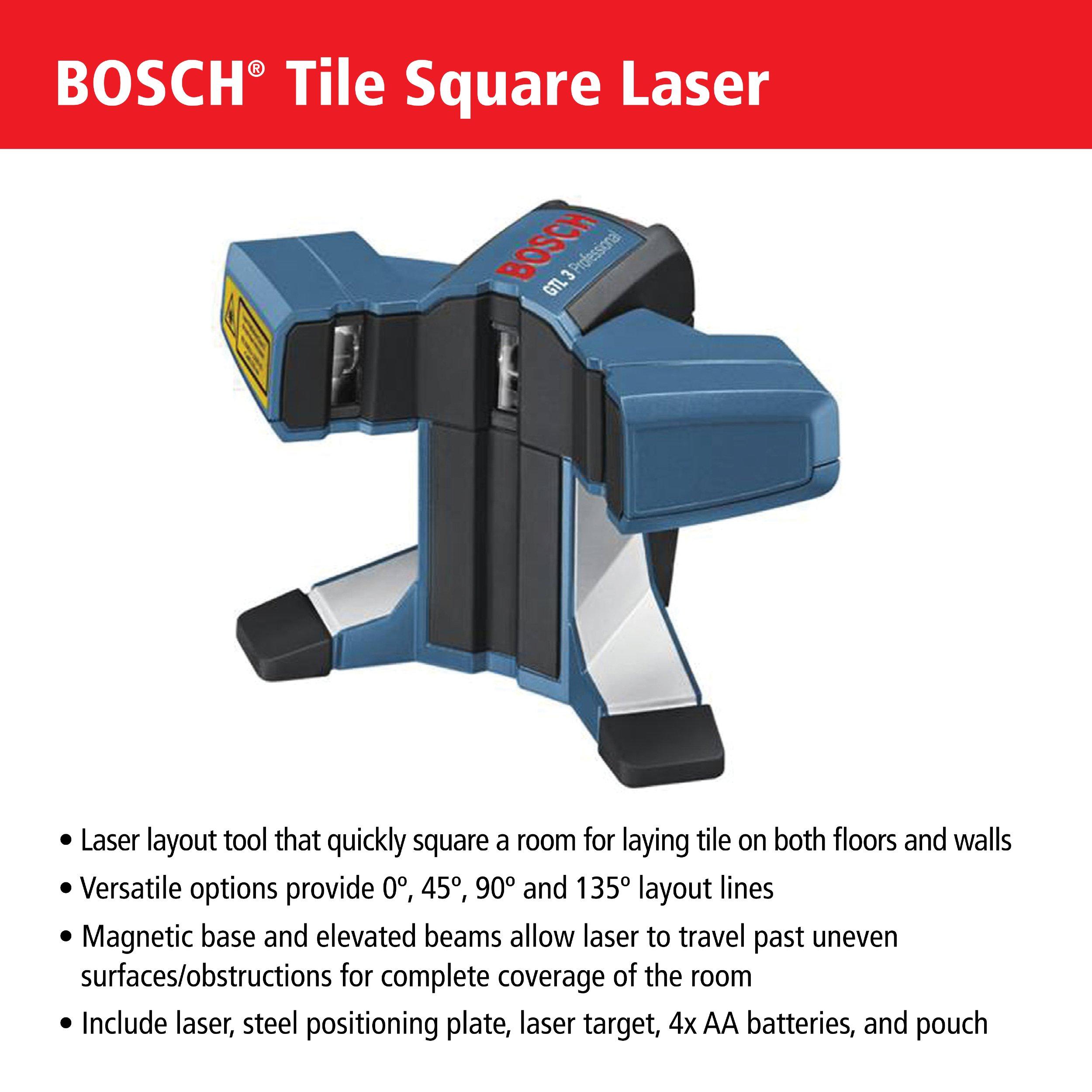 Bosch tile laser square deals laser level