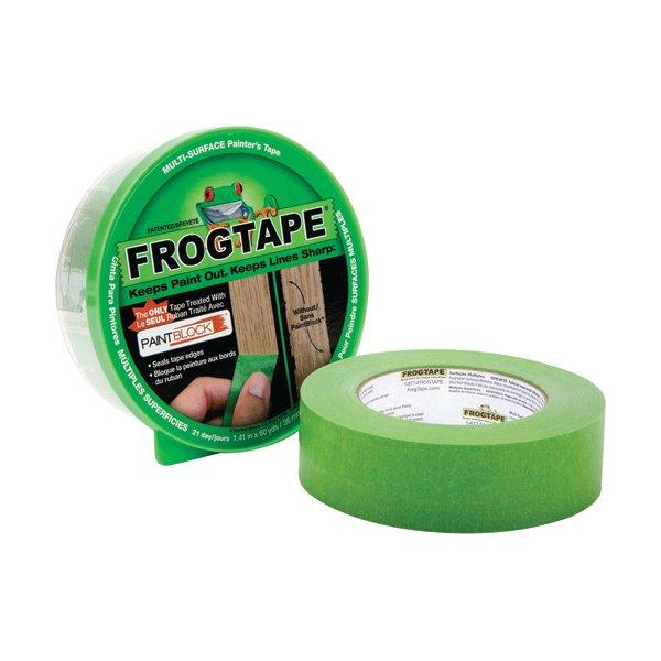 FrogTape Painter's Tape, Multi-Surface, Green, 24mm x 55m