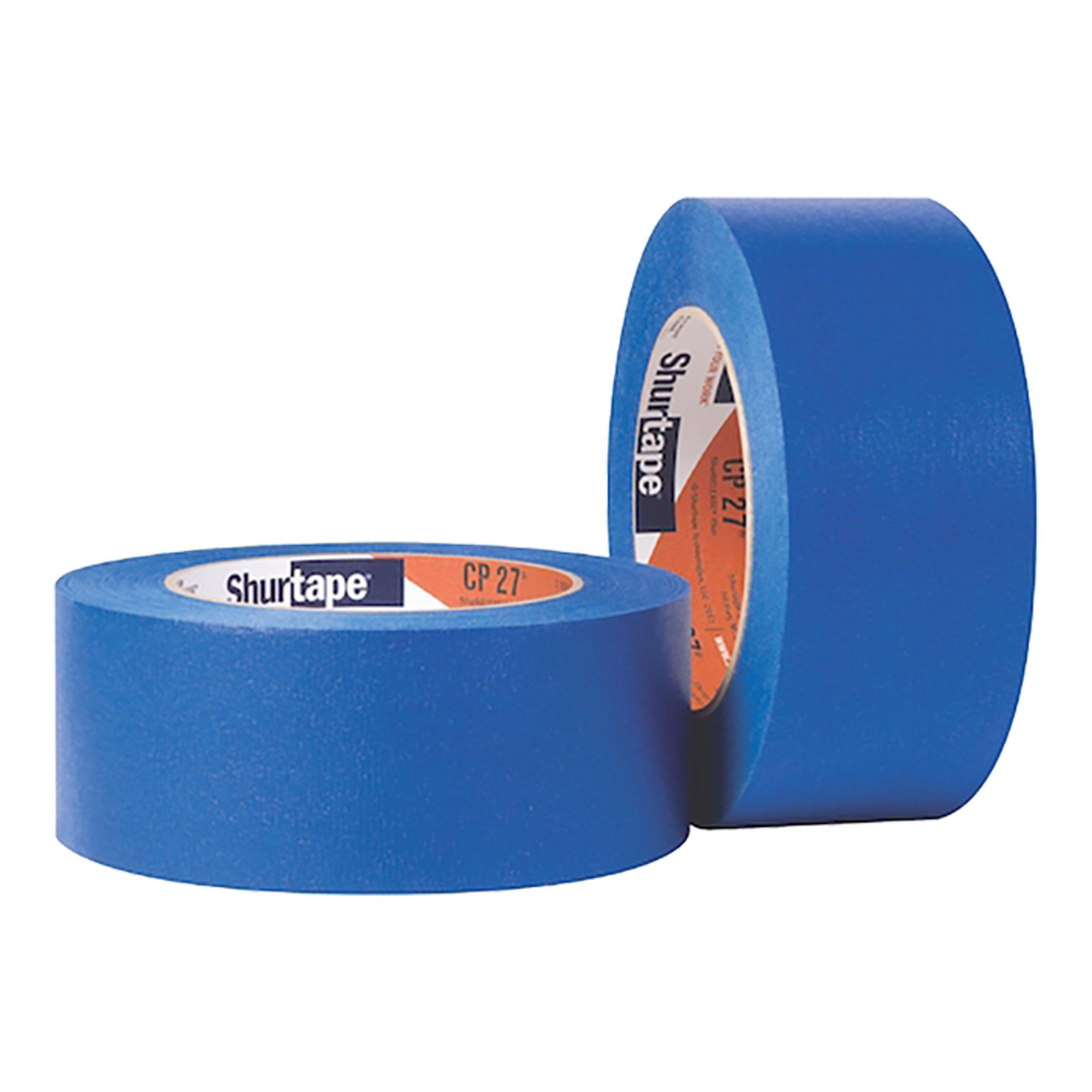 2'' x 60 yd UV Blue Outdoor Masking Tape