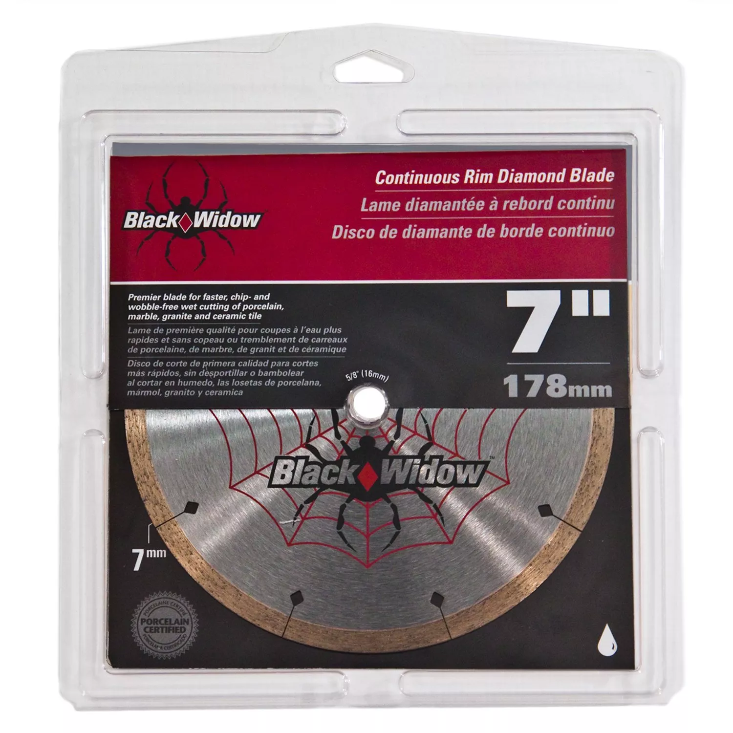 QEP Black Widow Wet Saw Blade Floor and Decor