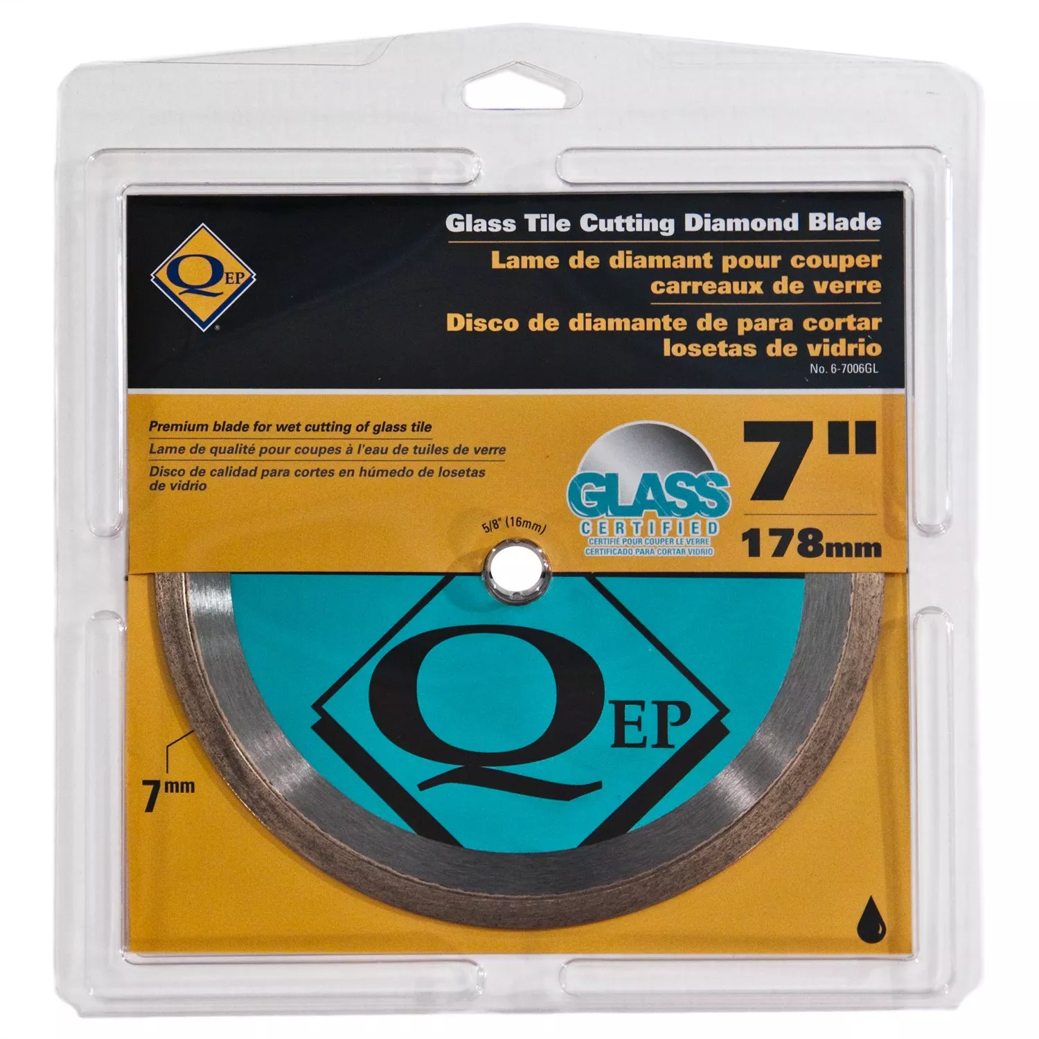 QEP Glass Wet Saw Blade Floor and Decor