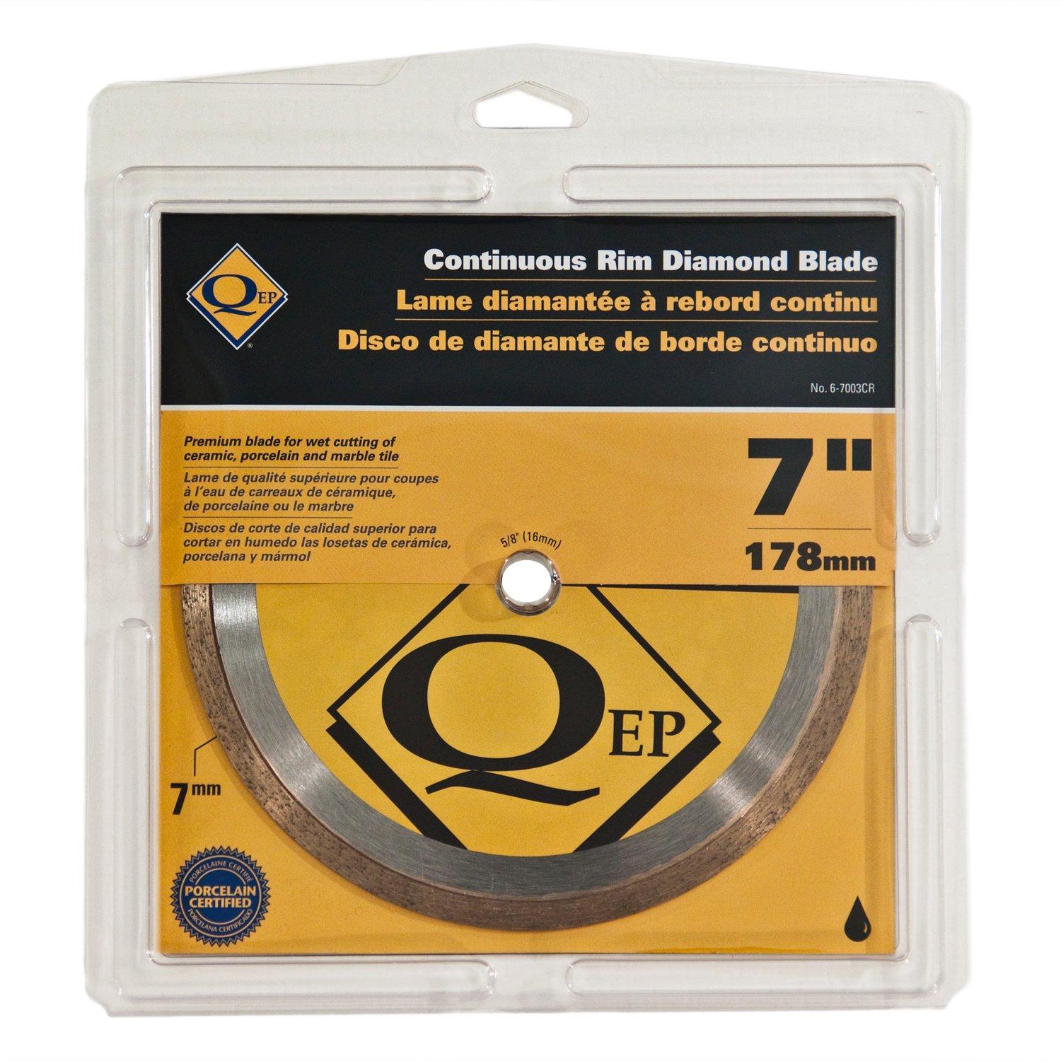 QEP Premium Continuous Rim Wet Saw Blade Floor & Decor