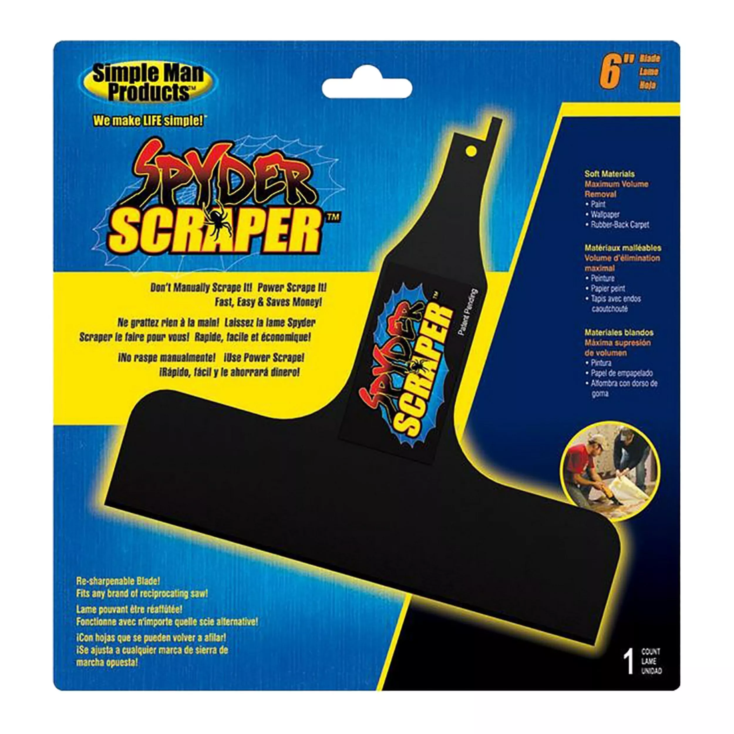 Spyder Scraper 6in. Power Scraper