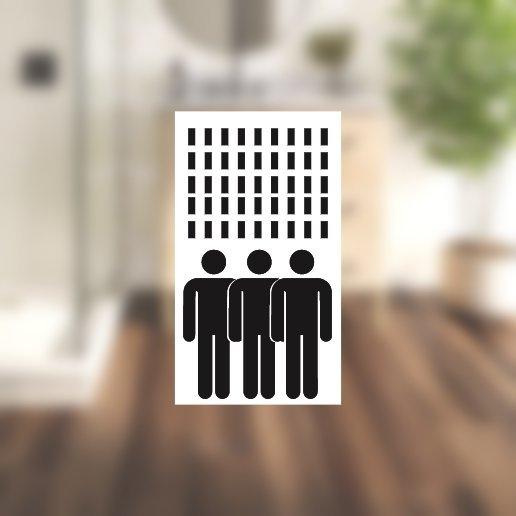 AC rating icon over blurred background