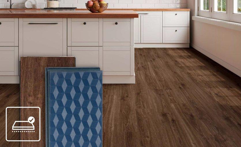 Attached Pad Laminate Flooring