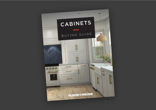 Image of catalog cover displaying kitchen with cabinets