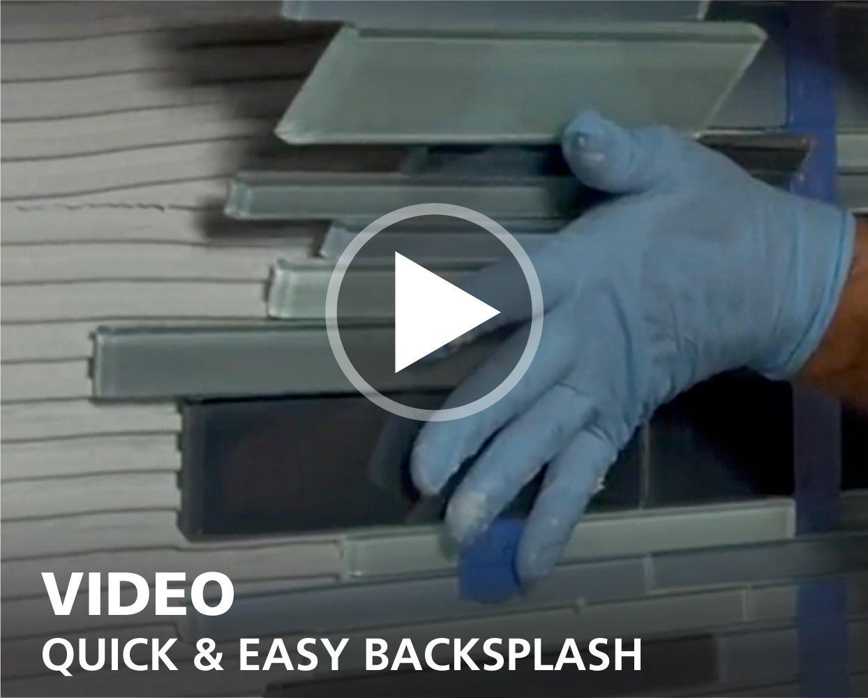 Quick & Easy Backsplash