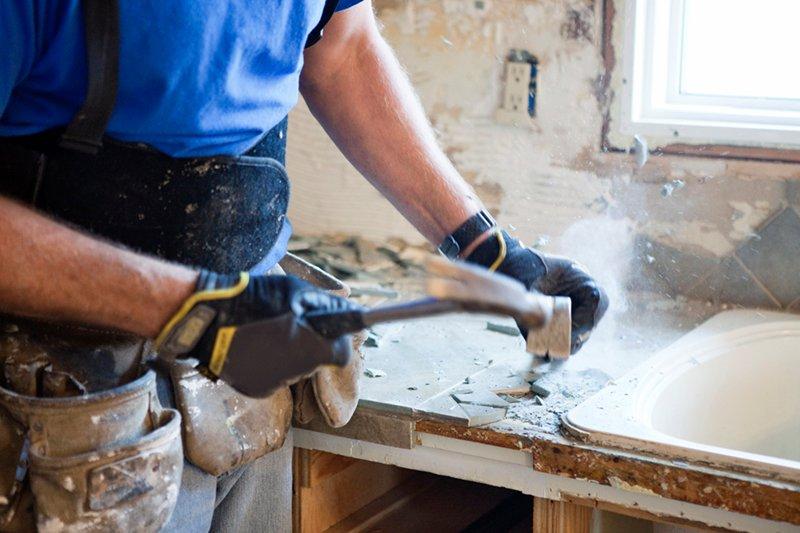 Current Countertop Removal