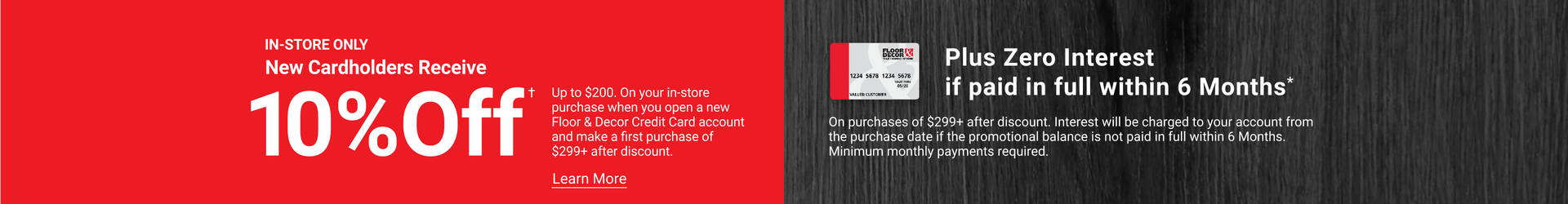 18 Month Special Financing