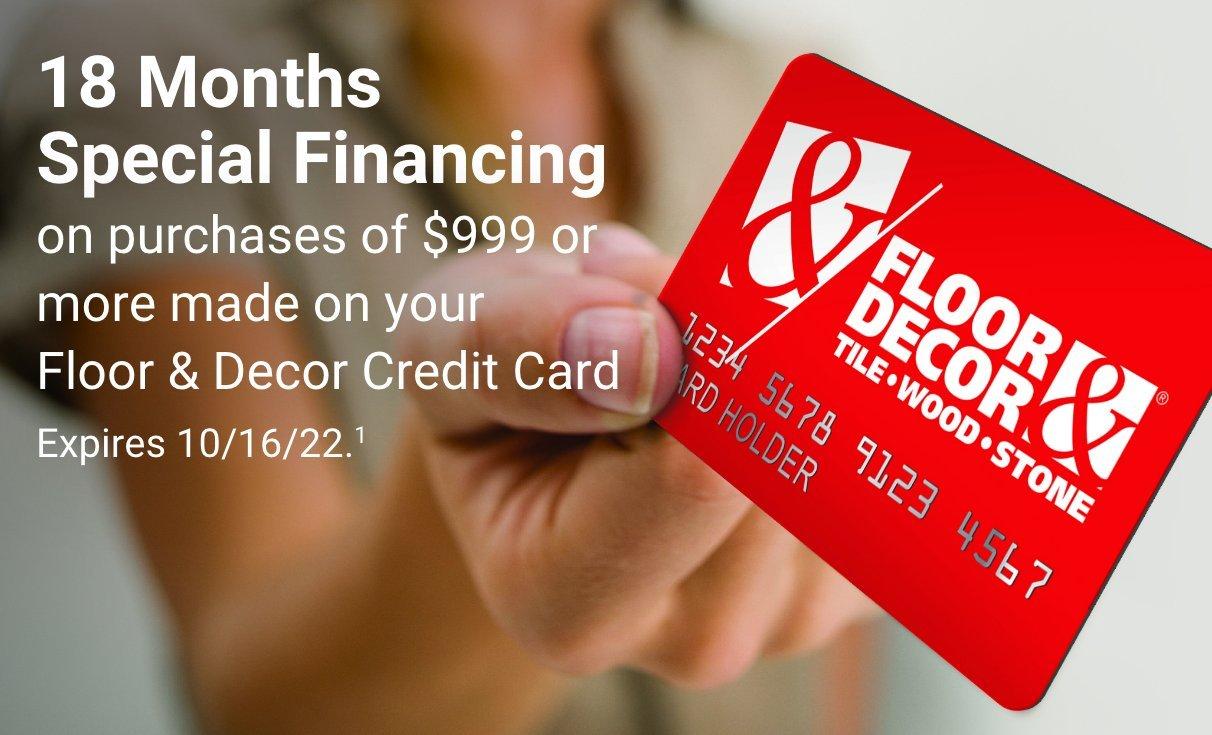 Floor Decor High Quality Flooring And Tile Hp Credit Promo 18 Month Slot Alt