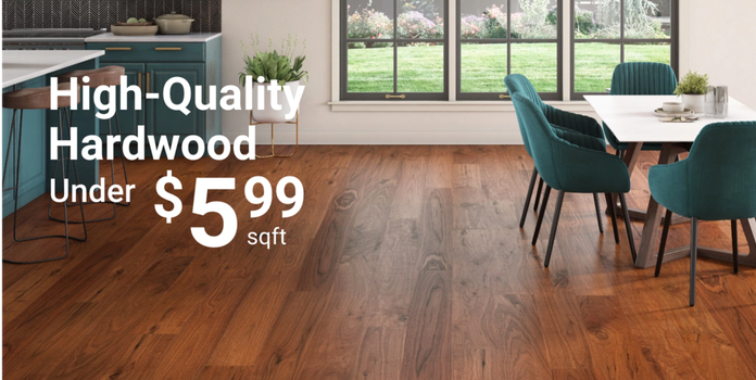 High-Quality Hardwood Under $5.99/sqft