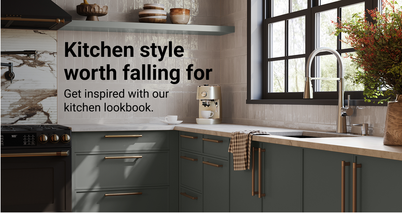 Kitchen style worth falling for. Get inspired with our kitchen lookbook.