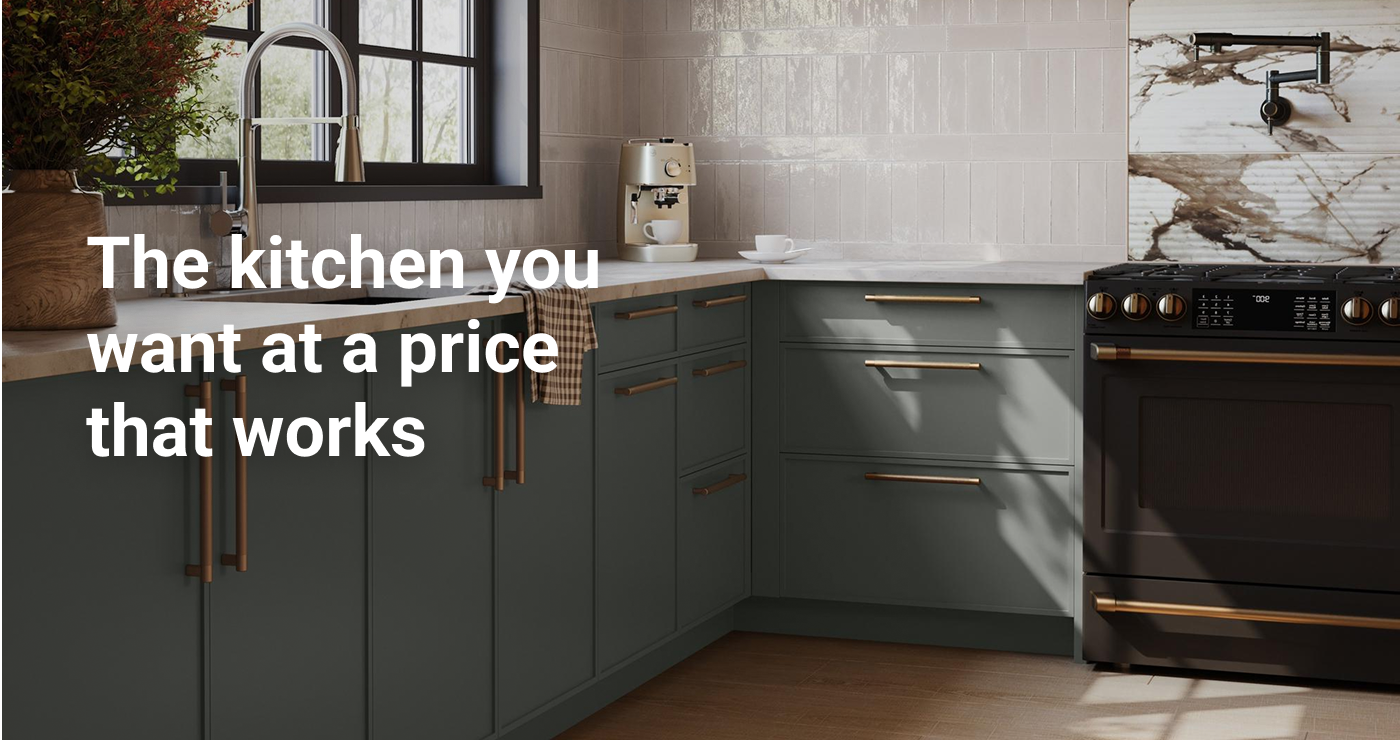 The kitchen you want at a price that works.
