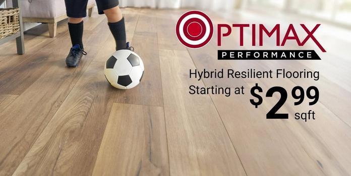 Optimax Performance Hybrid Resilient Flooring Starting at $2.99 per sqft