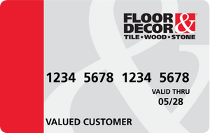 Floor And Decor Pro Credit Card