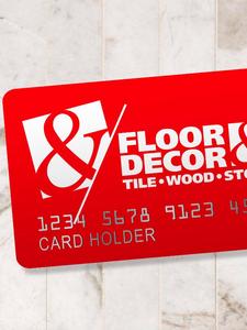 Credit Center | Floor & Decor