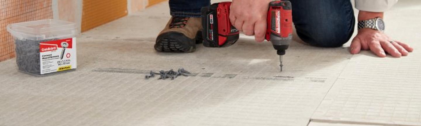 Tile Floor Preparation Installation Materials