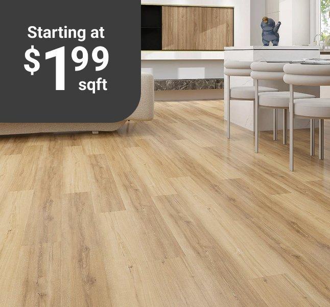 20+ Mil Rigid Core Vinyl Starting at $1.99/SQFT