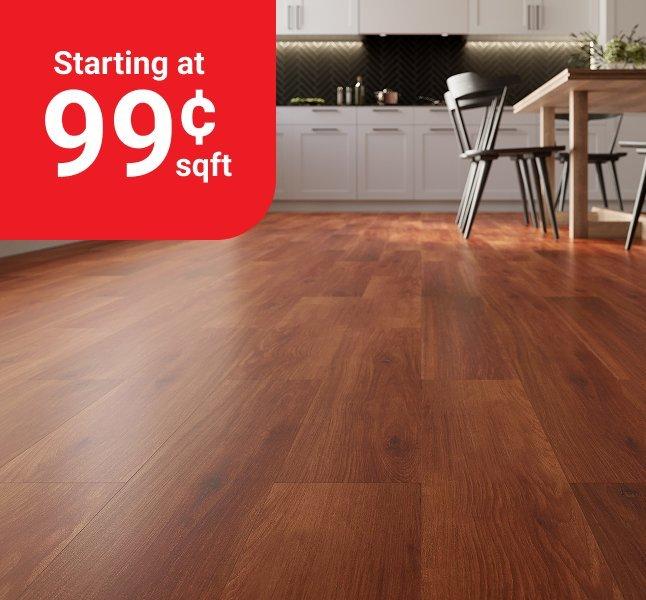 Waterproof Rigid Core Vinyl Starting at $0.99/SQFT