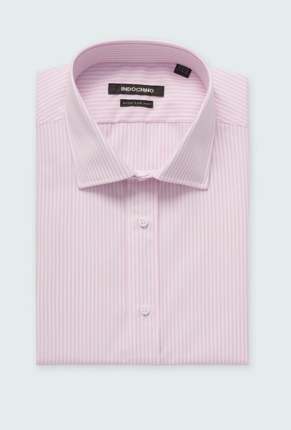 Pink shirt - Helston Striped Design from Premium Indochino Collection