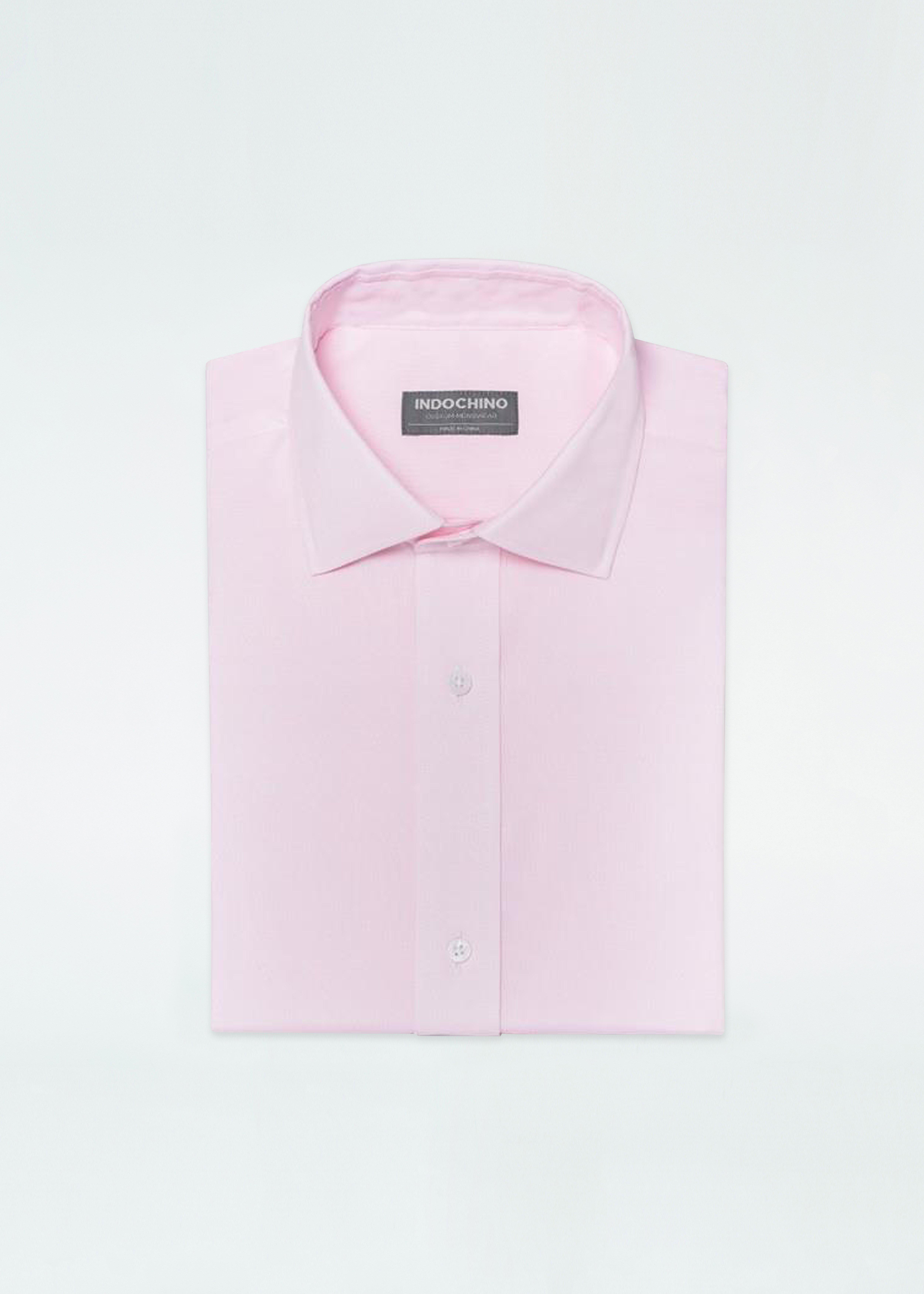 Indochino Men's Custom Helmsley Oxford Pink Shirt | 100% Cotton