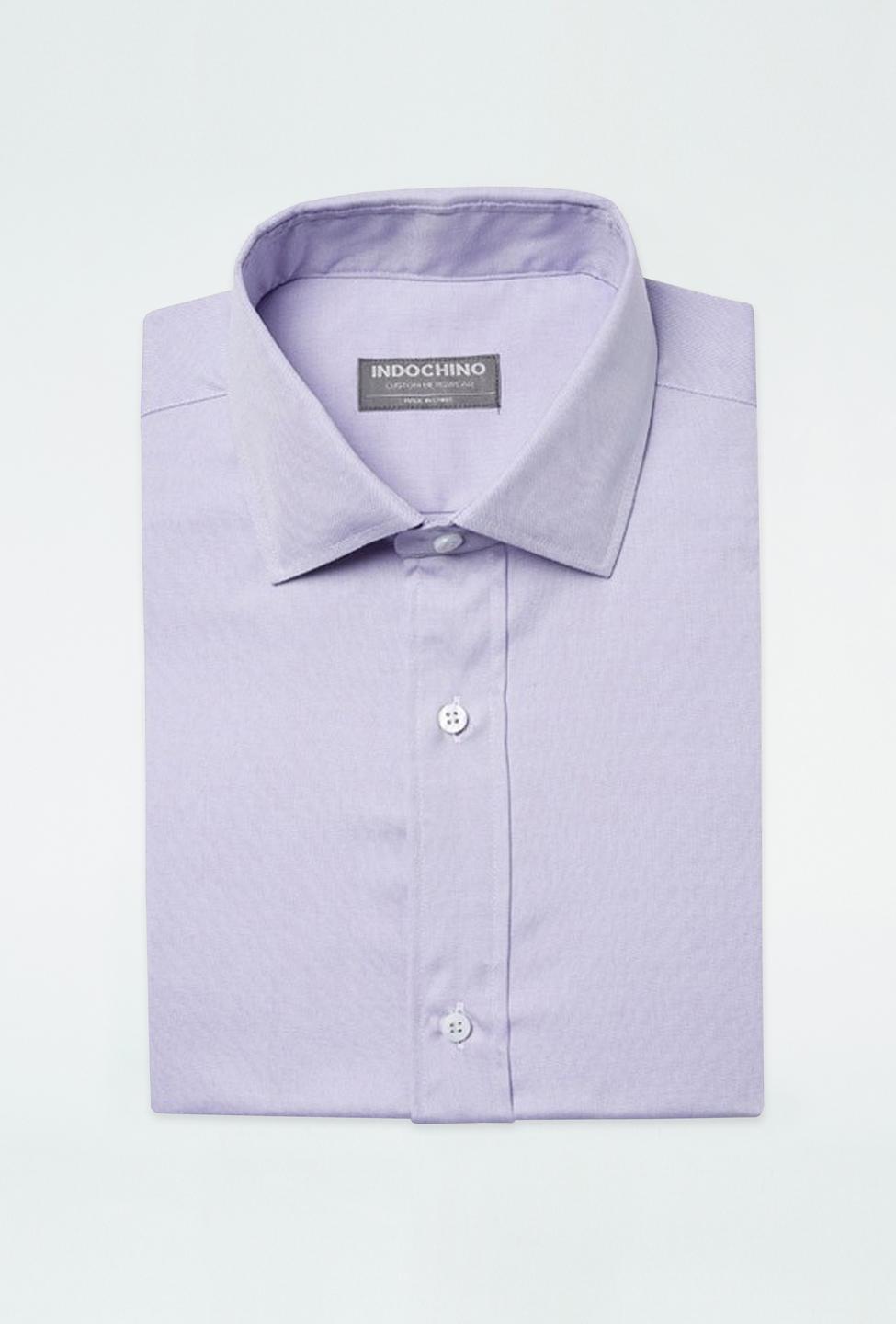 Purple shirt - Helmsley Solid Design from Premium Indochino Collection