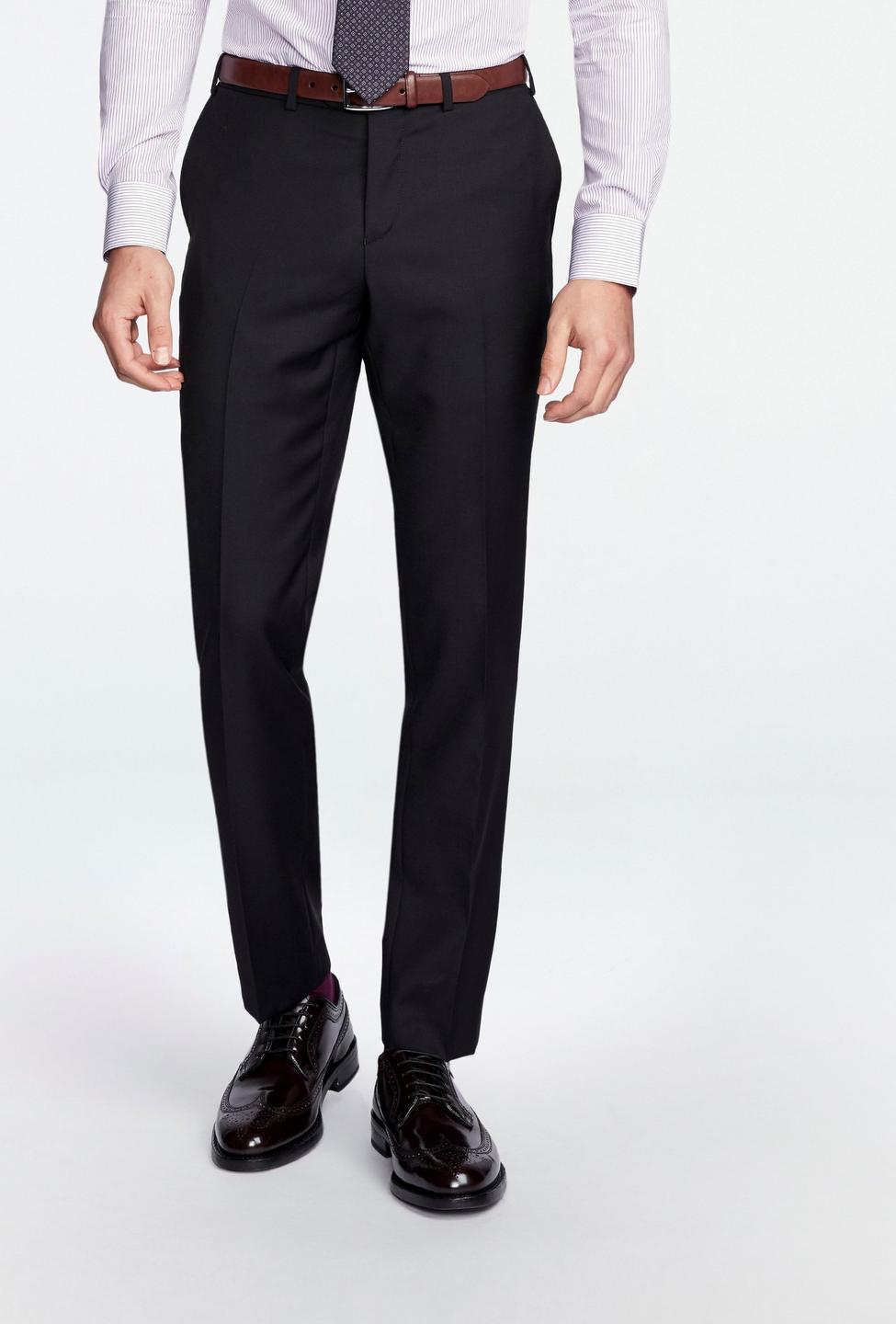 Black pants - Hemsworth Solid Design from Premium Indochino Collection