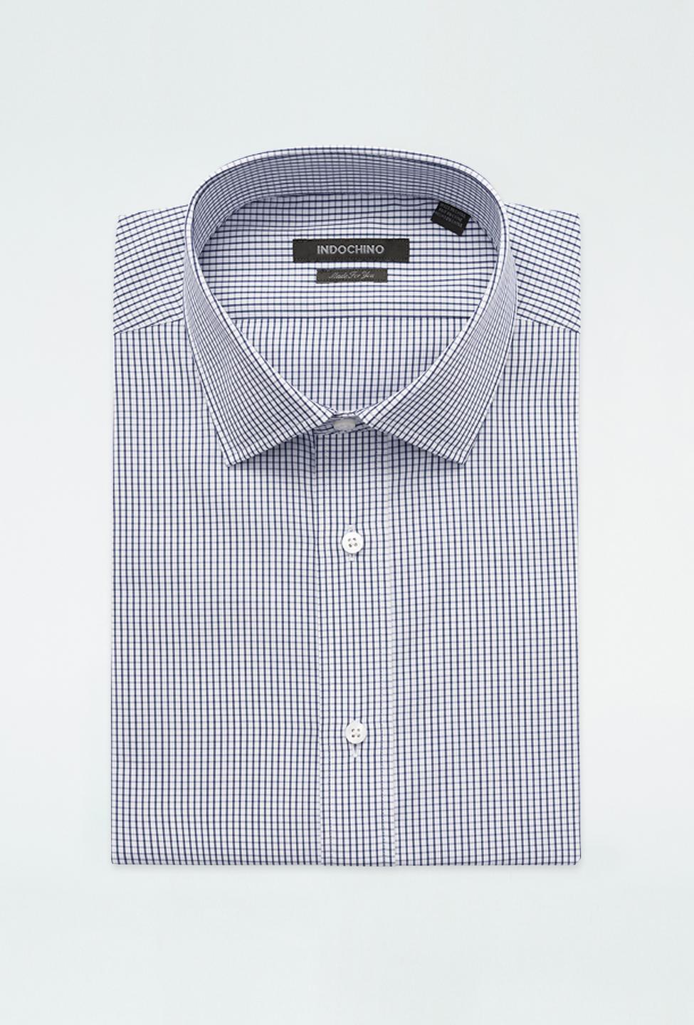 Black shirt - Harlow Checked Design from Premium Indochino Collection