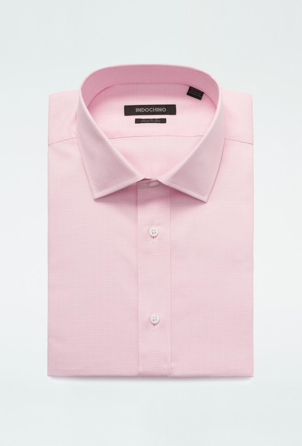 Pink shirt - Hadleigh Plaid Design from Premium Indochino Collection