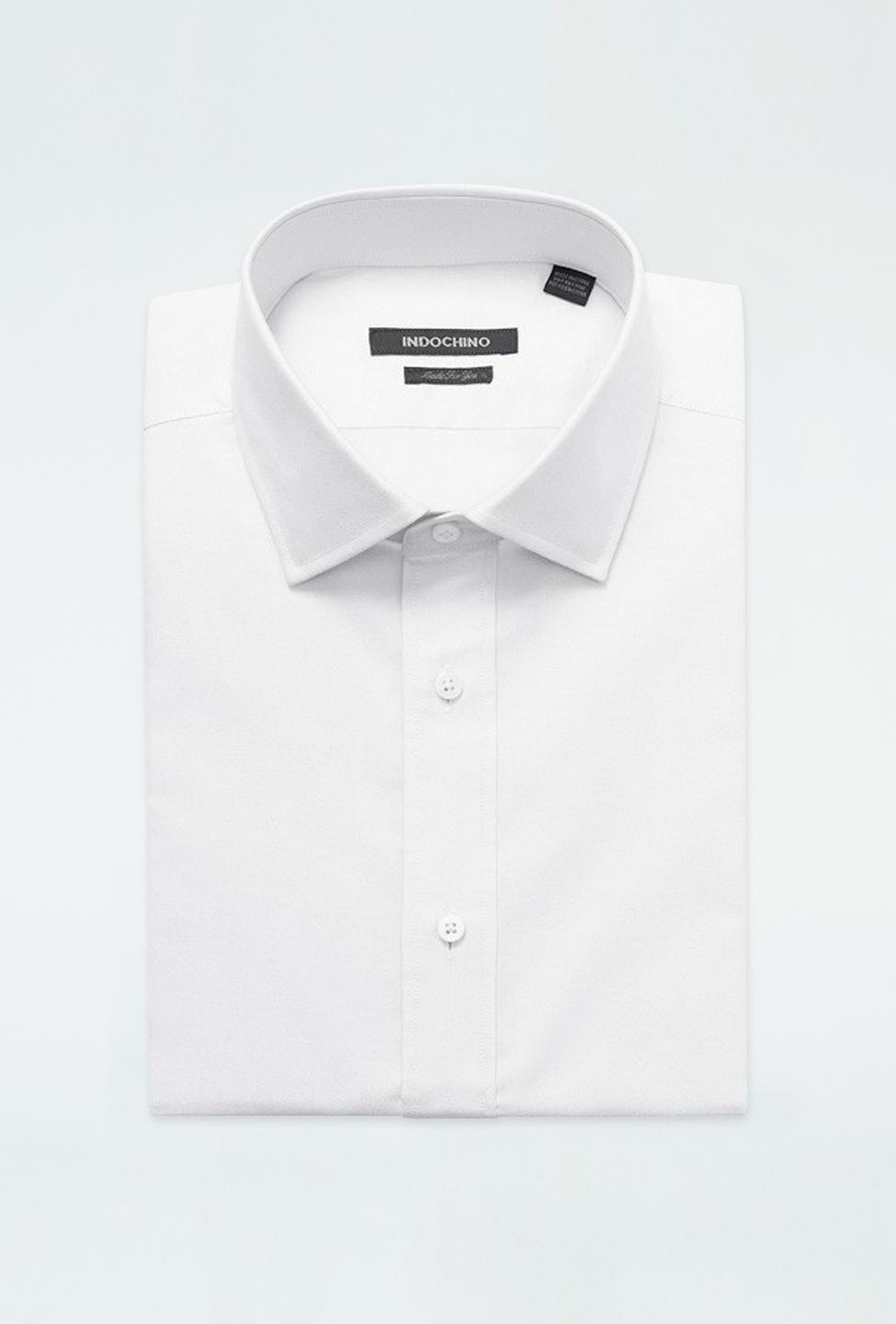 White shirt - Hartland Solid Design from Premium Indochino Collection