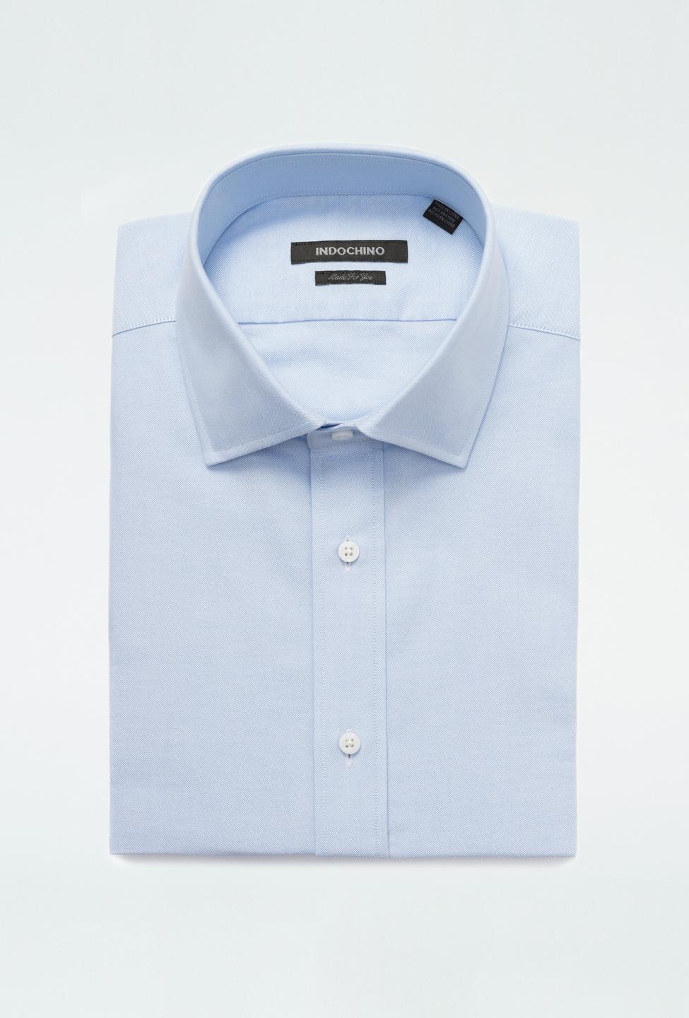 Blue shirt - Hartland Solid Design from Premium Indochino Collection