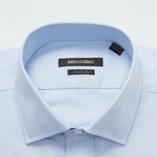 Product thumbnail 2 Blue shirt - Hartland Solid Design from Premium Indochino Collection