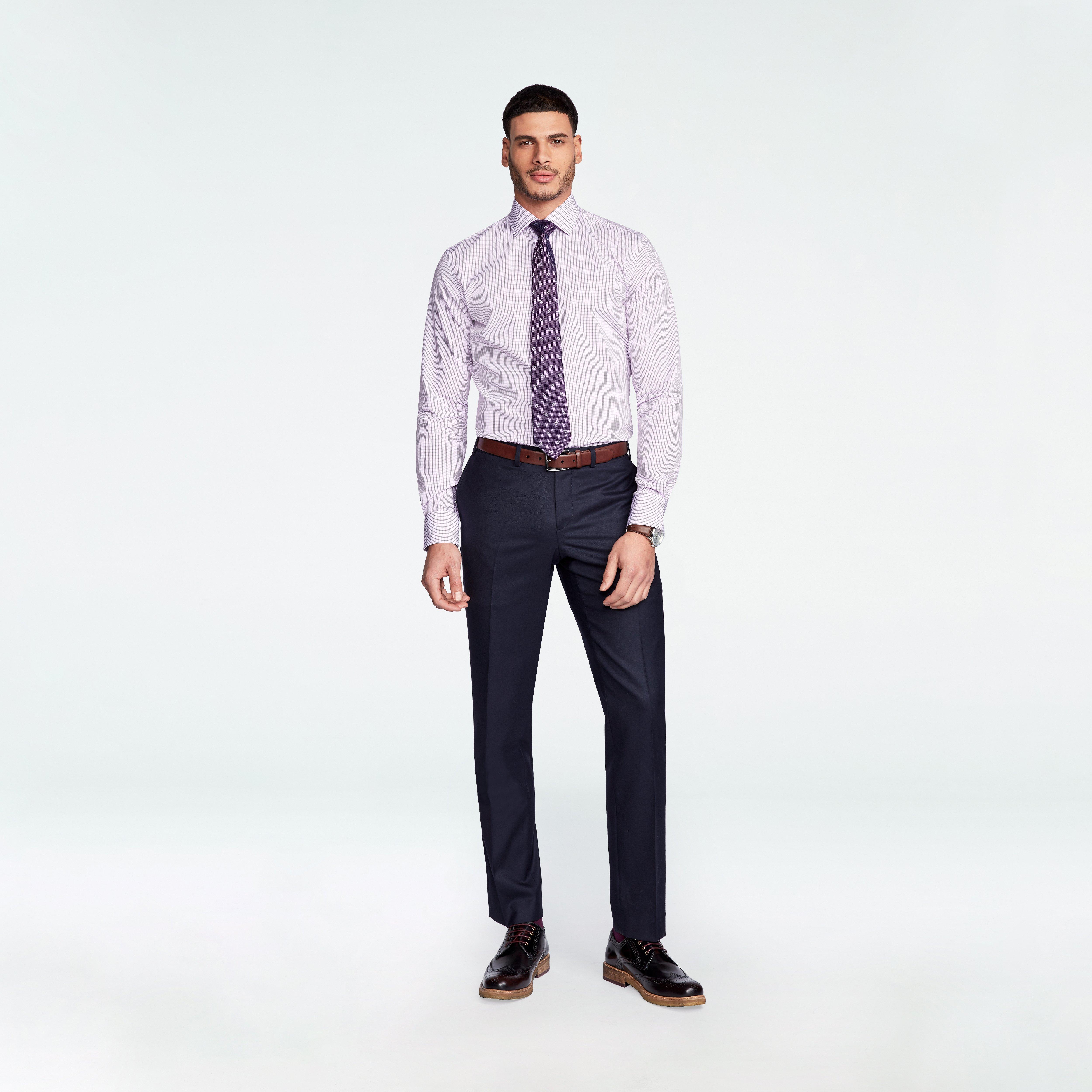 Custom Suits Made For You - Harrogate Midnight Blue Suit | INDOCHINO