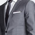 Product thumbnail 1 Gray suit - Hamilton Solid Design from Luxury Indochino Collection