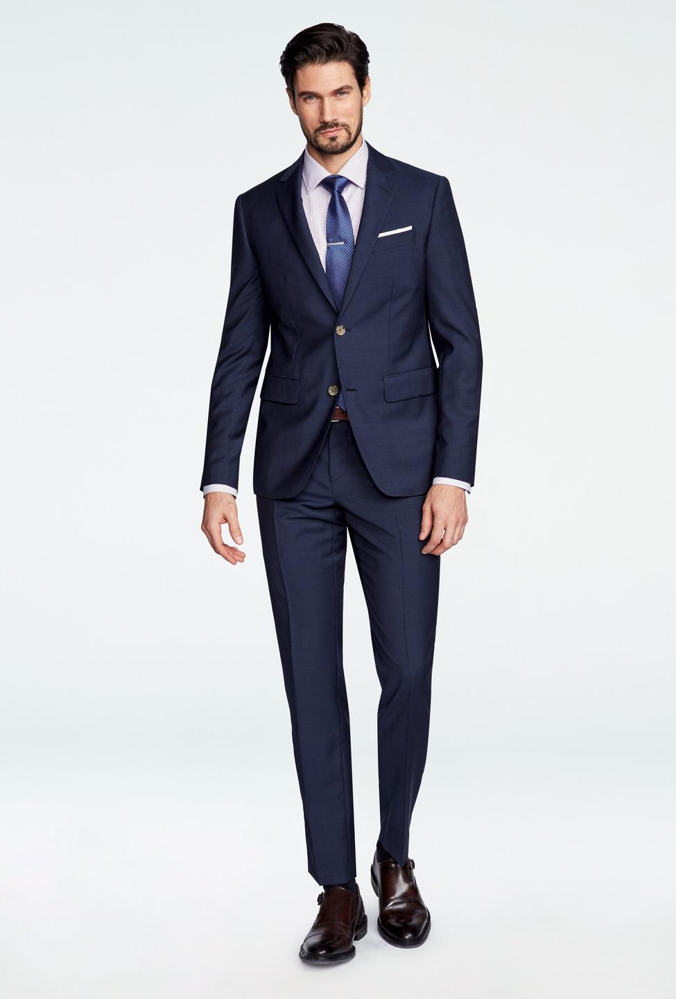 Blue suit - Hamilton Solid Design from Luxury Indochino Collection