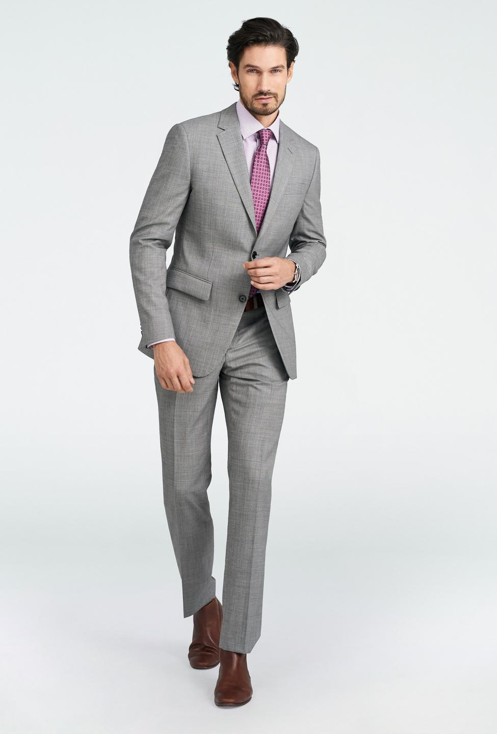 Gray suit - Hayle Solid Design from Premium Indochino Collection