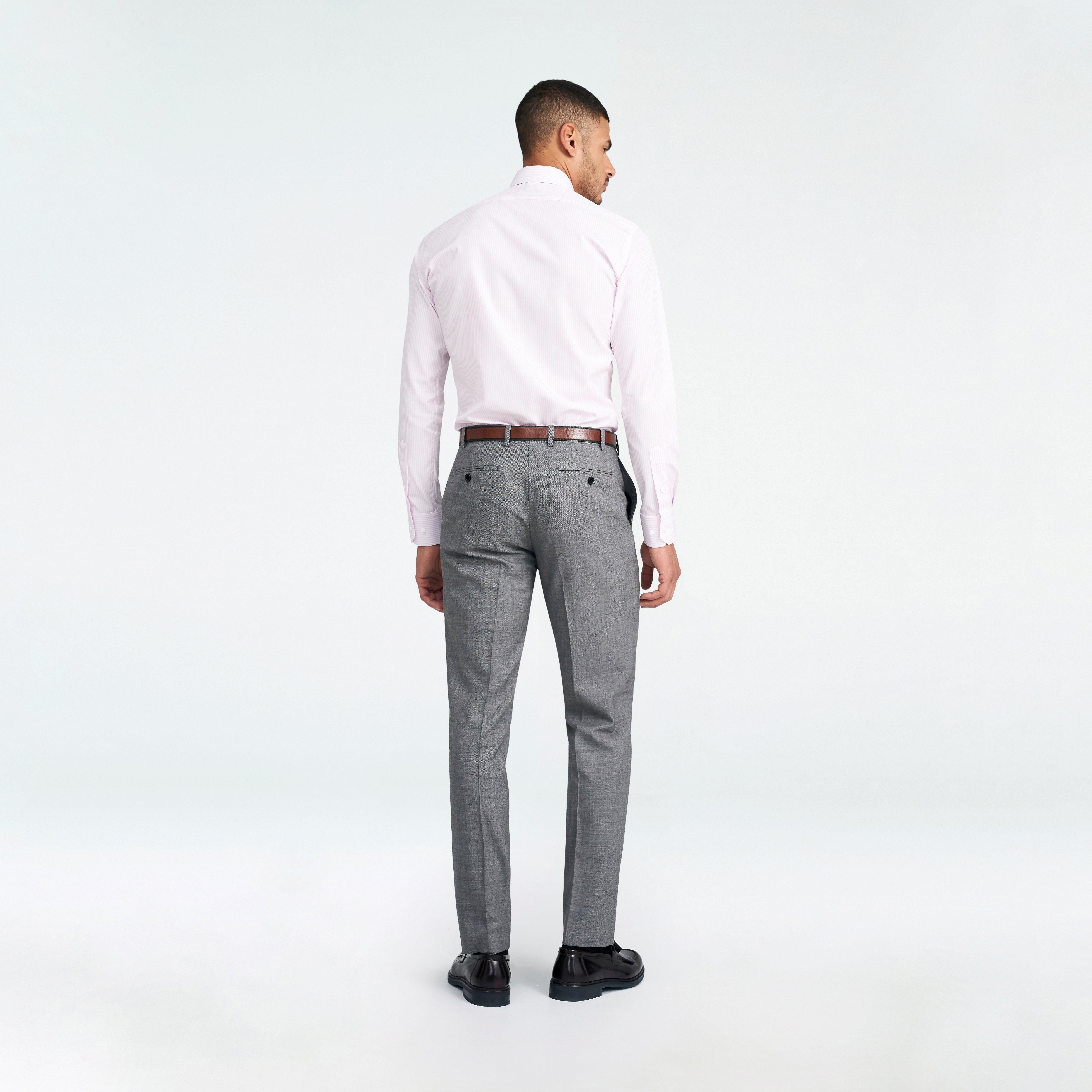 Custom Suits Made For You - Hayle Sharkskin Gray Suit | INDOCHINO