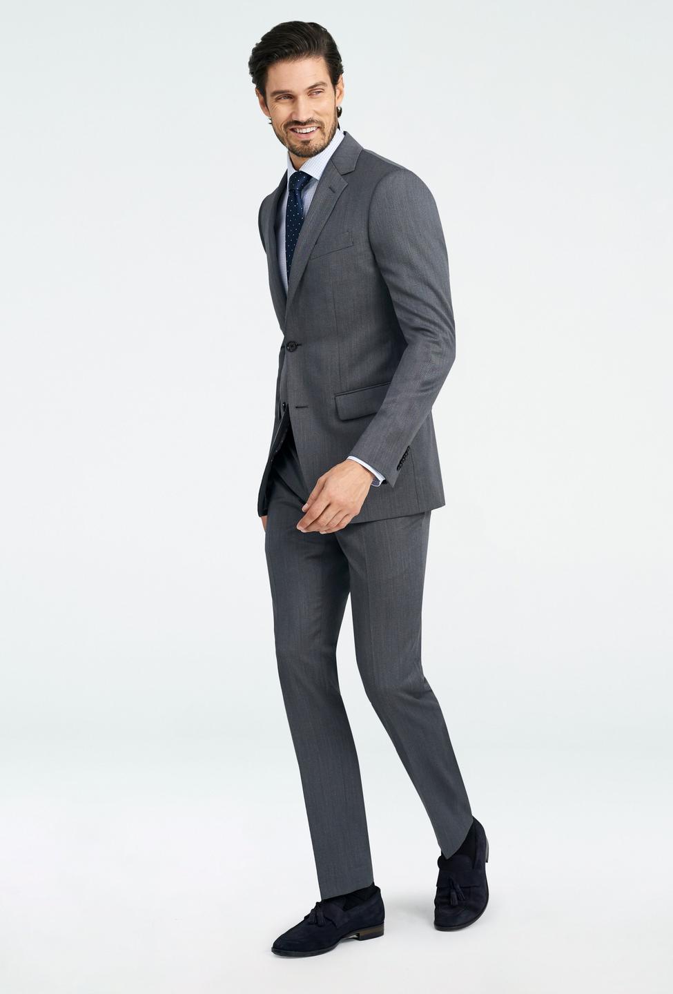 Gray suit - Hereford Solid Design from Premium Indochino Collection