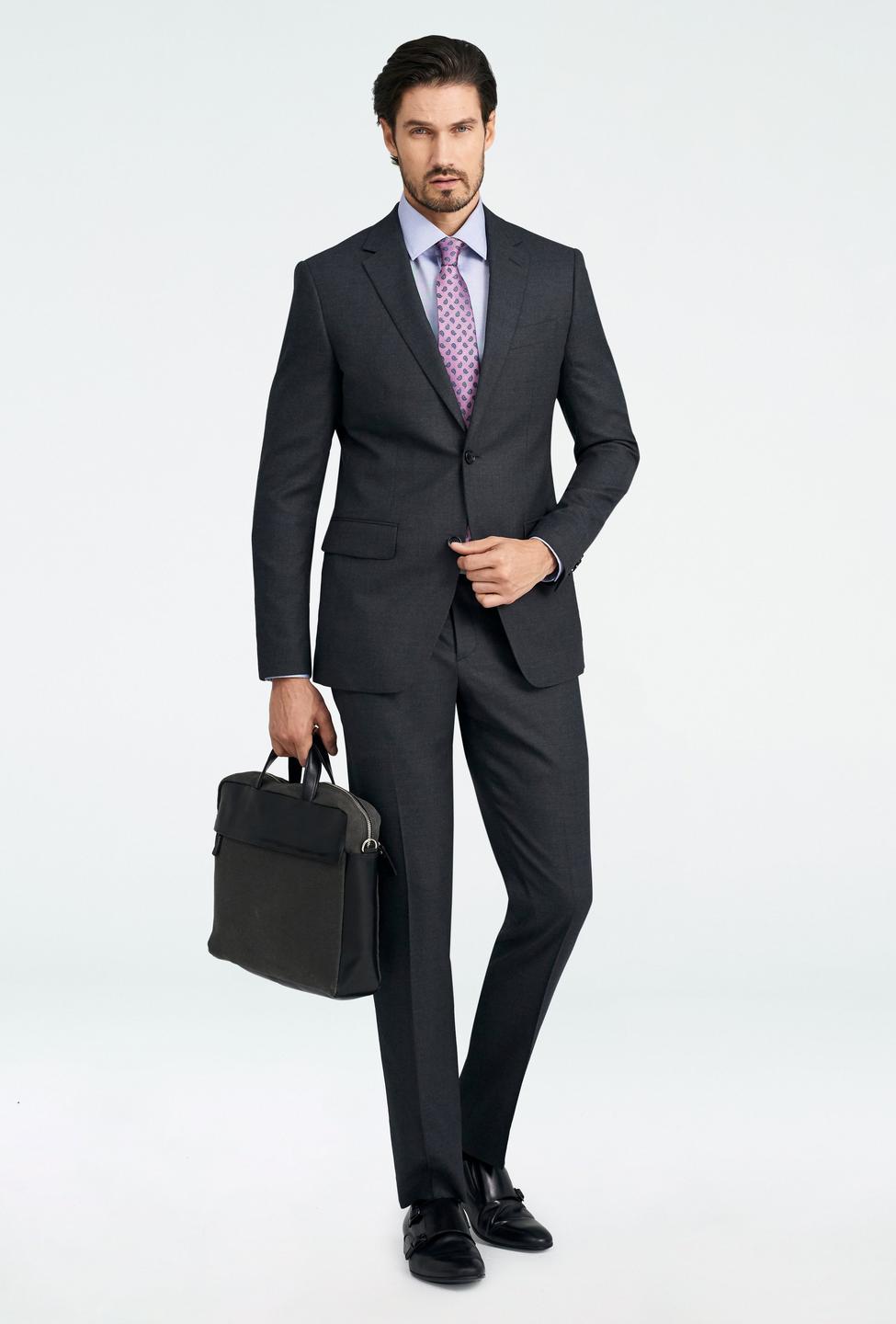 Gray suit - Hayward Solid Design from Luxury Indochino Collection